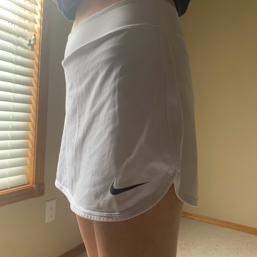 Nike white tennis skirt